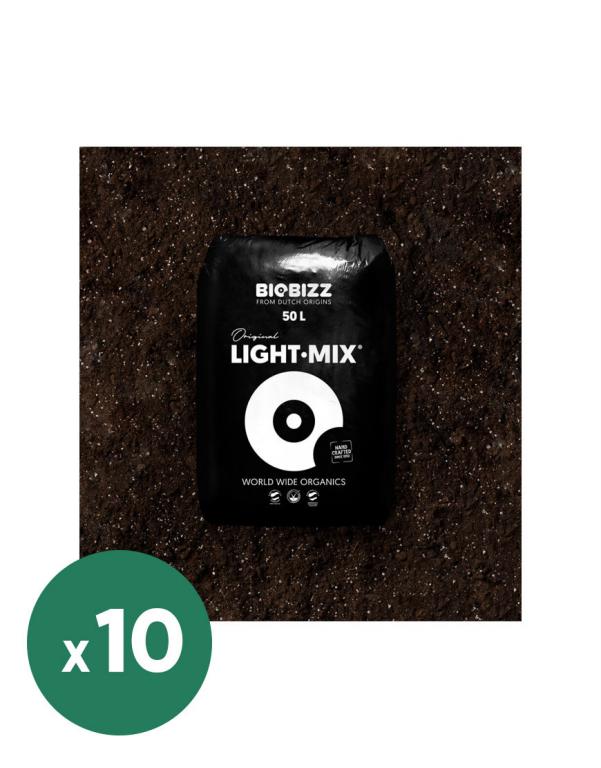 10 SACS DE LIGHT MIX 50 L BIOBIZZ *FRAIS DE PORT FIXE 39 €