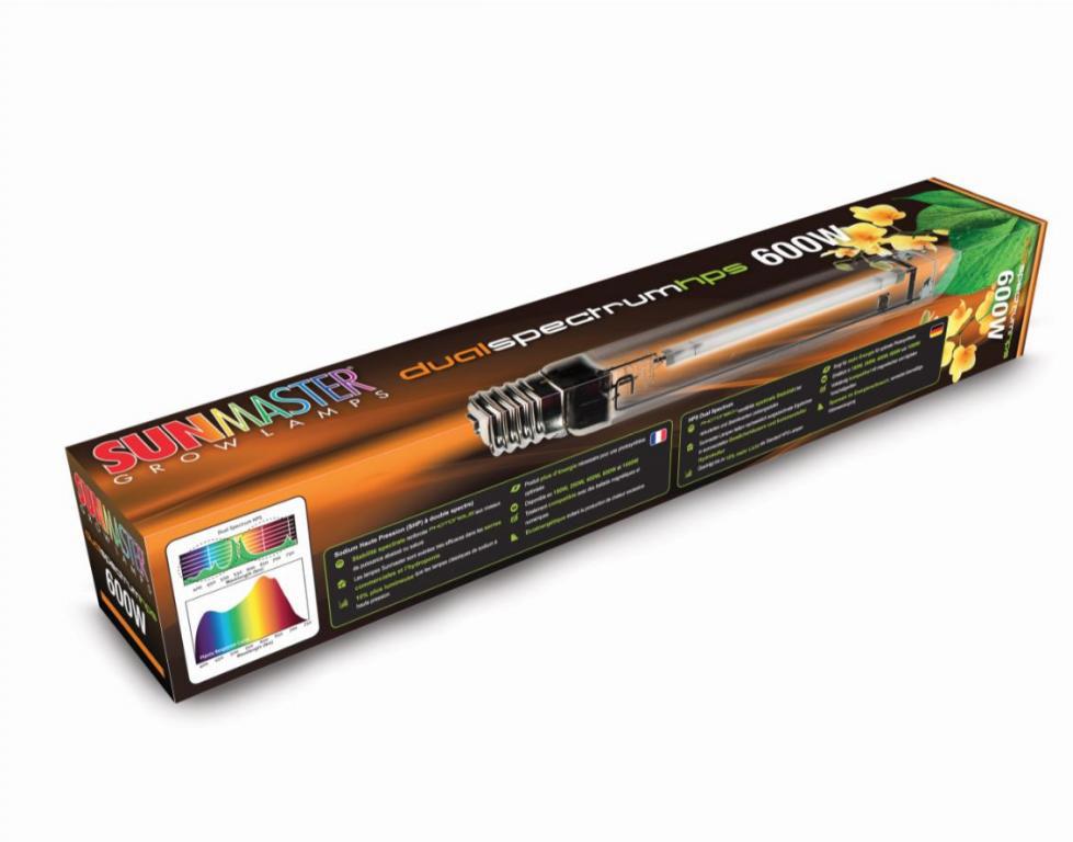 D10-100-610.jpg AMPOULE 600 W HPS SUNMASTER DUAL SPECTRUM