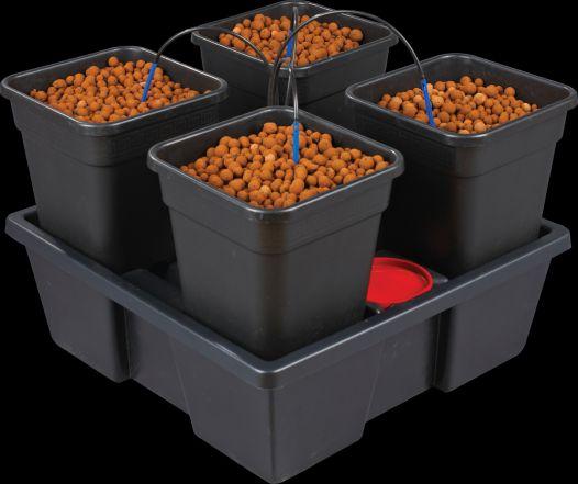 Origin Small 4 plantes 11L - Système HYDRO 60x60x20cm