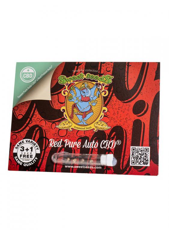 Red Pure Auto CBD – 3+1 graines – Sweet Seeds Red Pure Auto CBD – 3+1 graines – Sweet Seeds