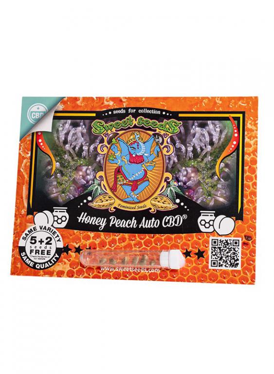 Honey Peach Auto CBD – 5+2 graines – Sweet Seeds Honey Peach Auto CBD – 5+2 graines – Sweet Seeds