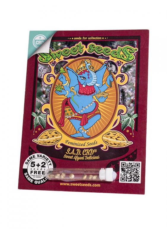 S.A.D. Sweet Afgani Delicious CBD – 5+2 graines – Sweet Seeds S.A.D. Sweet Afgani Delicious CBD – 5+2 graines – Sweet Seeds