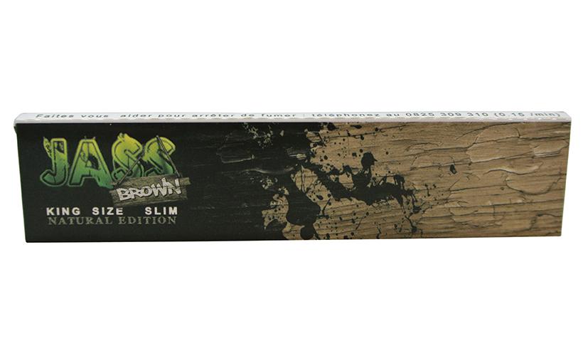 SLIM JASS Marron – Carnet de feuilles à rouler SLIM JASS Marron – Carnet de feuilles à rouler