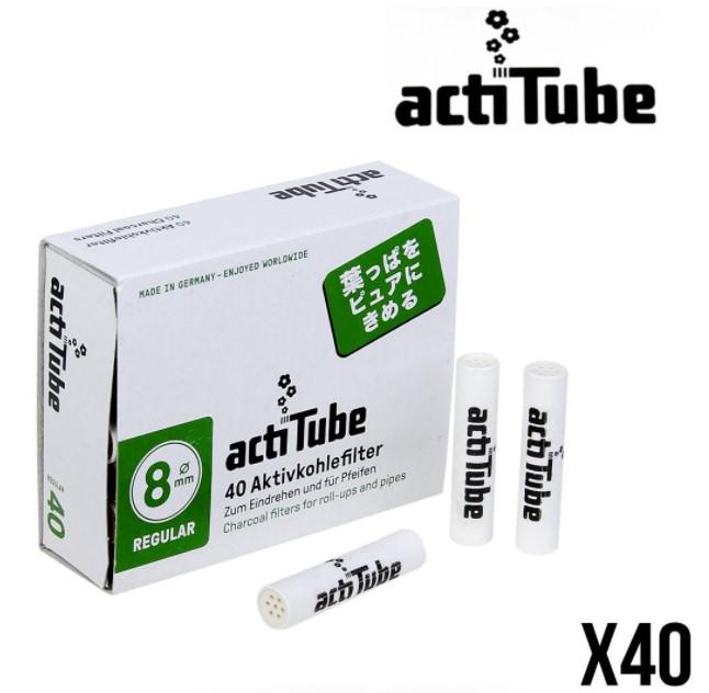 Filtre actiTube 8 mm REGULAR boîte de 40