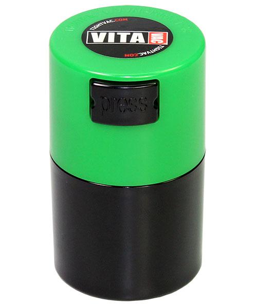 Boite VITAVAC Couvercle Vert / Corps Noir 0,06L 20g Boite VITAVAC Couvercle Vert / Corps Noir 0,06L 20g
