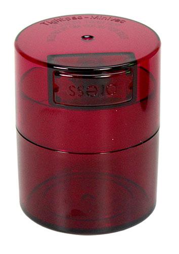 Boite MINIVAC Couvercle et corps Rouge Transparent 0,12L 40g Boite MINIVAC Couvercle et corps Rouge Transparent 0,12L 40g