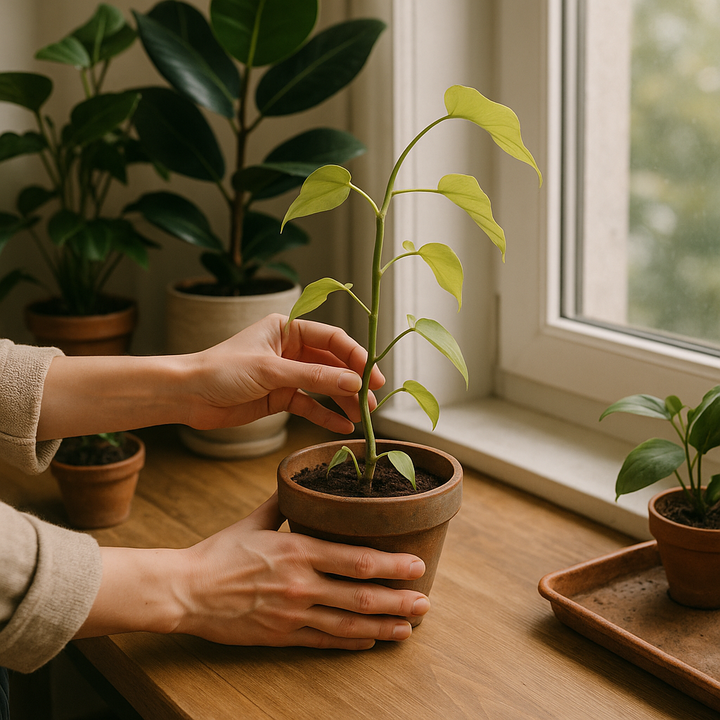 Guide pratique : reconnaître une plante qui manque de lumière