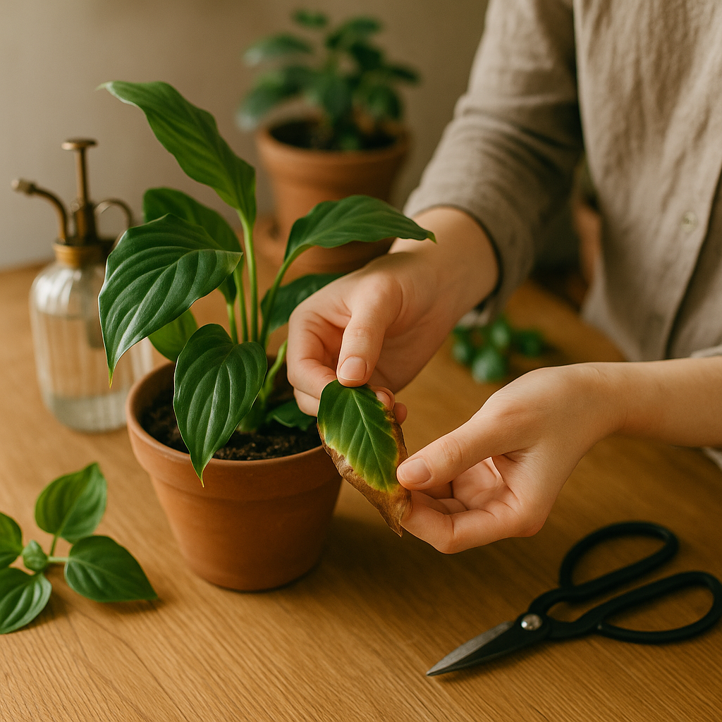 Guide pratique : comprendre les feuilles qui sèchent sur les bords